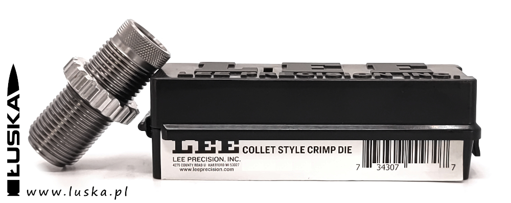 Lee collet style factory crimp die.